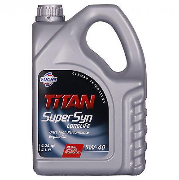 F. TITAN SUPERSYN LONGLIFE 5W-40 4L