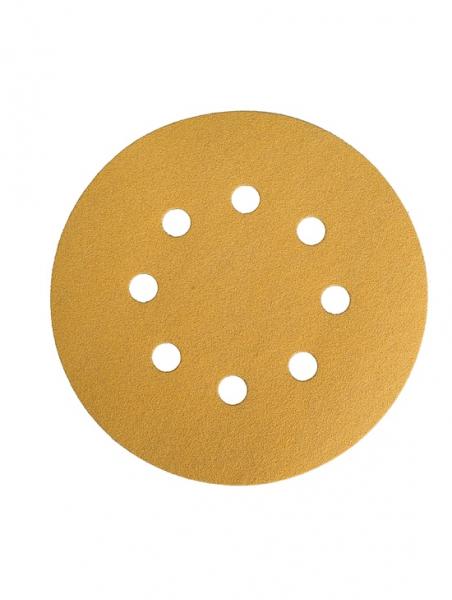 Gold м.у.125мм  P400  липучка,  8 отв ,5шт