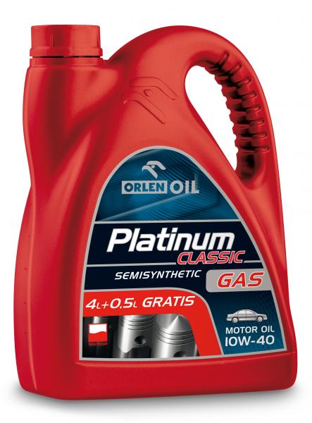 O. PLATINUM CLASSIC GAS SEMISYNTHETIC 10W-40 4,5L