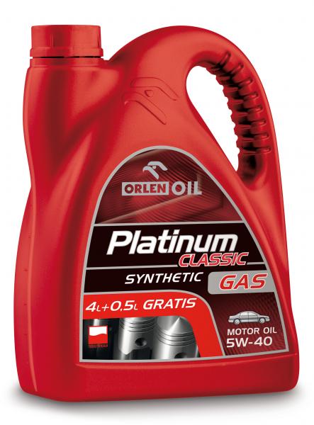 O. PLATINUM CLASSIC GAS SYNTHETIC 5W-40 4,5L