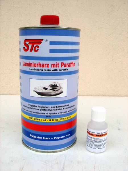 Laminating resin 1L + Liquid hardener