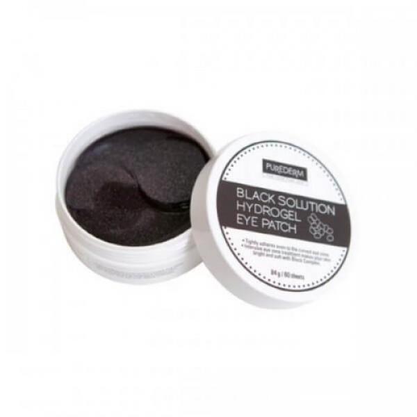 Purederm Hydrogel Eye Patches Black Solution