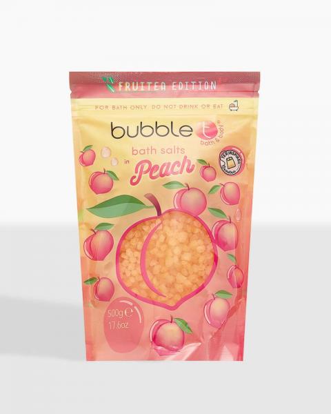 Bubble T Fruitea Relaxing Peach Bath Salts (500g)