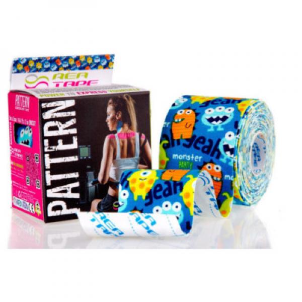 REA Kinesioteip mustriga  5cm x 5m Monsters