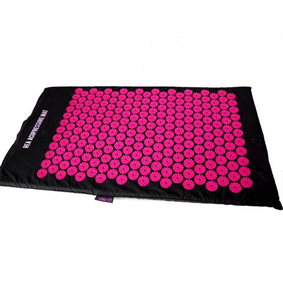 REA akupunktuurimatt  roosa/must + kott