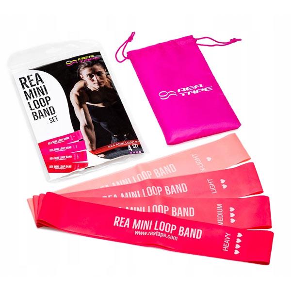 REA treeningkummid naistele 4tk roosad