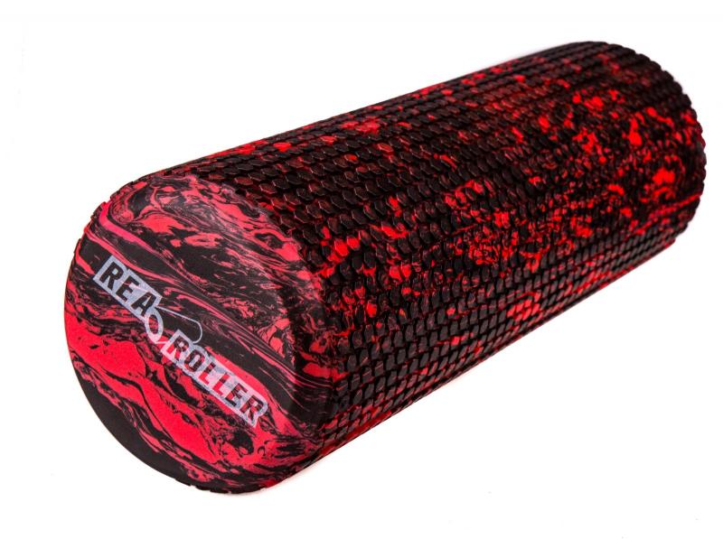 REA poolpehme massaažirull punane-must 45x15cm
